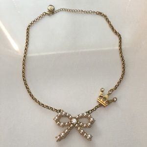 Betsey Johnson Bow Necklace